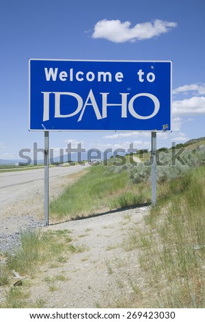 Welcome to Idaho State Sign