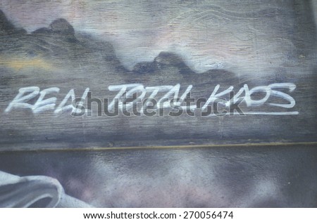 Graffiti Real Total Kaos, South Central Los Angeles, California