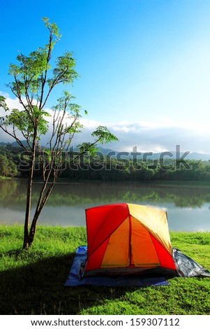 camping in spring