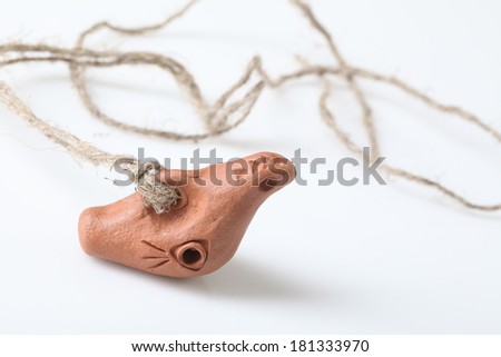 clay bird whistle