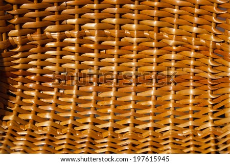 solid background wicker vine. yellow twigs of willow tree