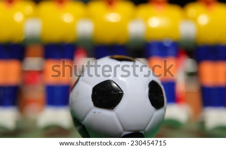 plastic football player. board game