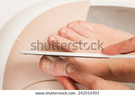 soles of the feet Processing
