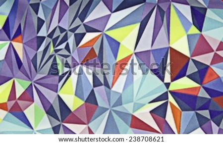 Abstract background fabric texture with the image of geometric shapes