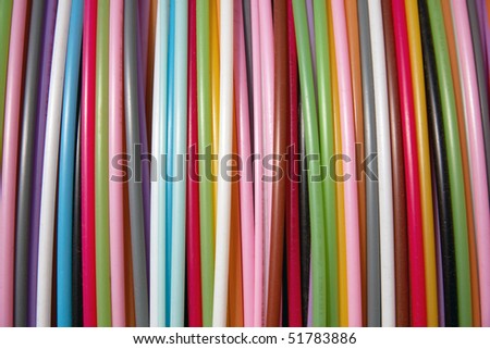 colorful cables