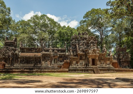 Angkor wat temple in Cambodia