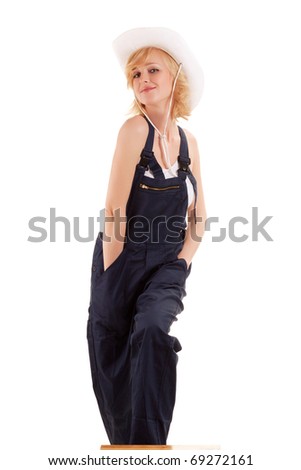 Sexy Cowgirl on Sexy Cowgirl In A Straw Cowboy Hat Stock Photo 69272161   Shutterstock