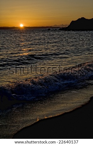 rising sun beach
