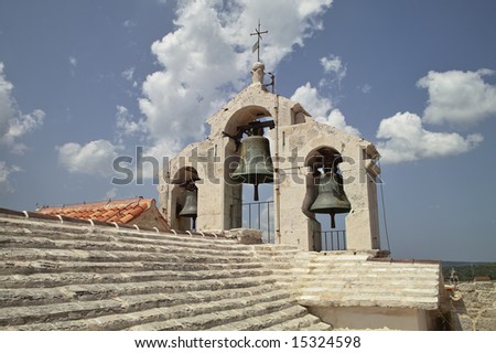 Church-bells of a historic church in Croatia