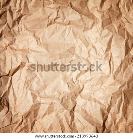 Paper abstract background, texture of crumpled paper. Empty paper form for the stage of installation