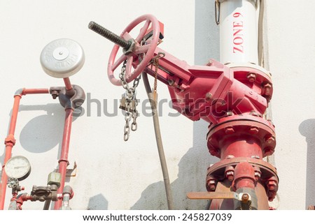 Water sprinkler and fire fighting system
