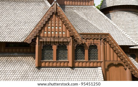 From the Nordic stave church in Hahnenklee, Germany