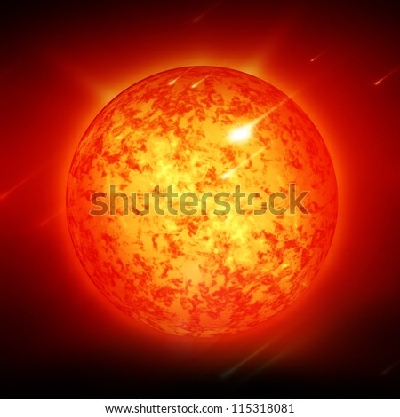 outer space sun