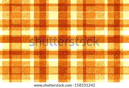 orange picnic cloth with some squares in it