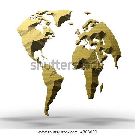 World  on Floating 3d Map Of The World Stock Photo 4303030   Shutterstock