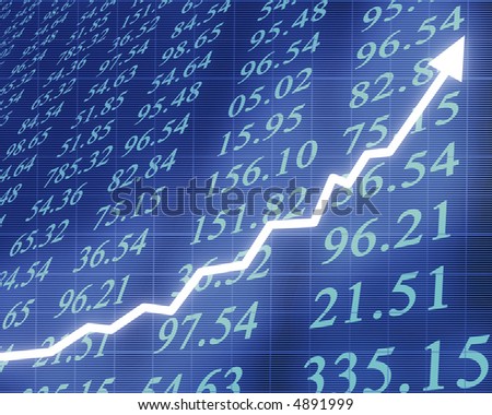 Electronic stock numbers with graph