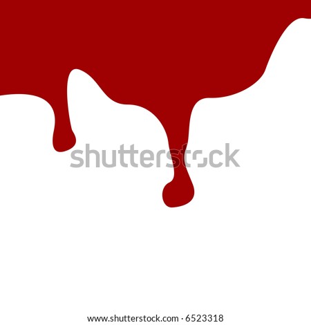 stock photo Blood dripping