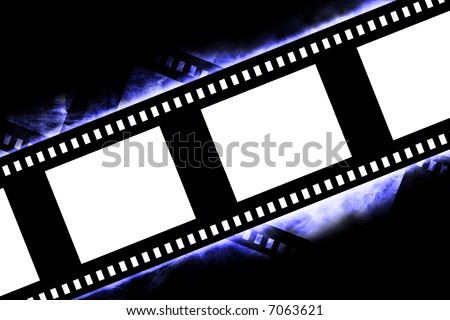 Blank negative film strip