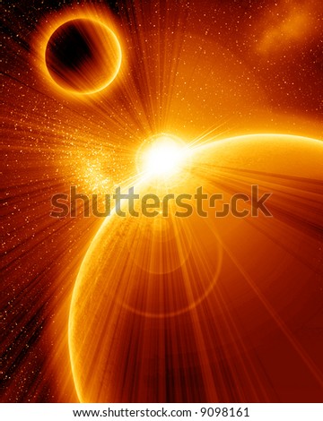 outer space pictures of planets. planet in outer space