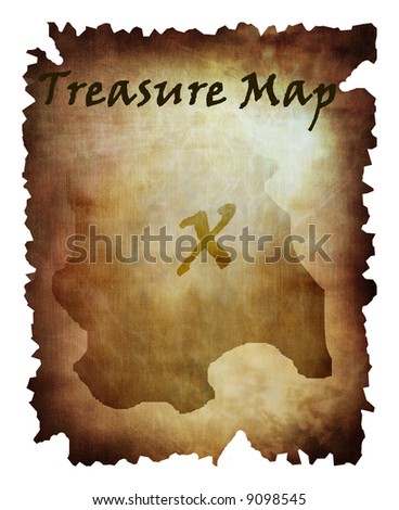 Old treasure map
