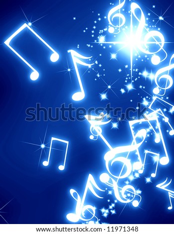 wallpaper musica. stock photo : musical notes