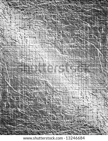 tin foil texture with some reflected light