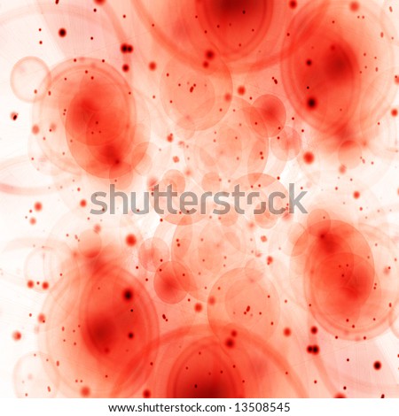 blood cells microscope. cells under a microscope