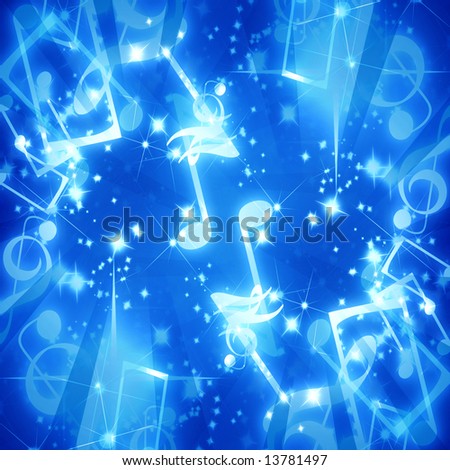 wallpaper musica. stock photo : musical notes on