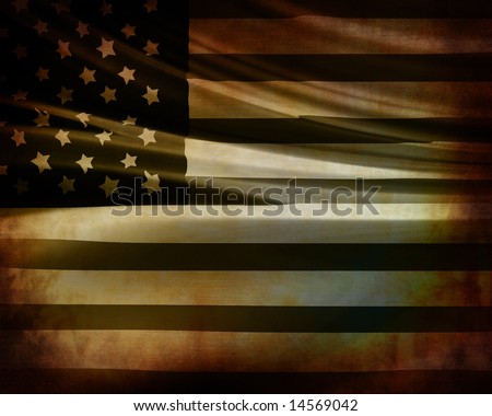american flag waving. american flag waving in