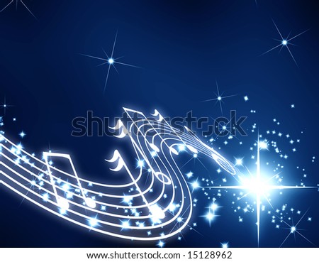 musical notes wallpaper. stock photo : musical notes on
