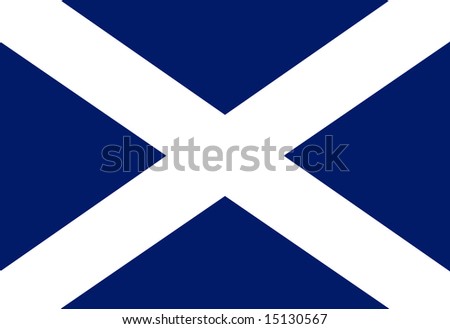 Waving Scottish Flag