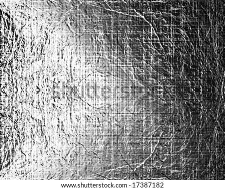tin foil texture with some reflected light