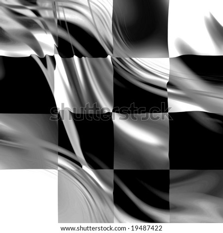  Auto Racing Photos on Old Racing Flag With Some Folds In It Stock Photo 19487422