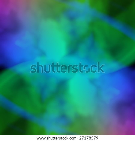 rainbow smoke on a solid black background