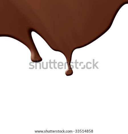 Dripping Chocolate Background