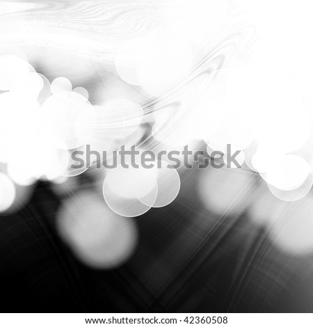 black and white abstract background with smooth lines