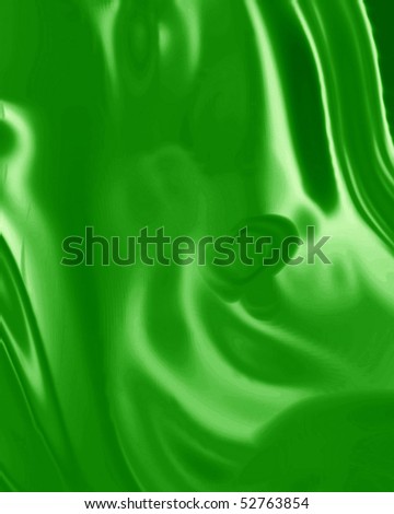 green satin with some smooth lines in it