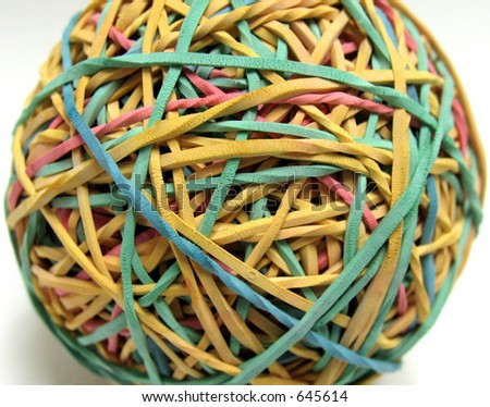 ball of rubber bands