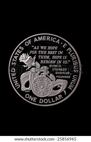 USA liberty dollar. In honor of Special Olympics World Games. 1995. Reverse