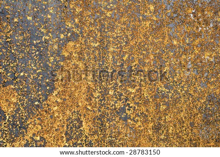 Rusty ages-old metal abstract background for design purpose.