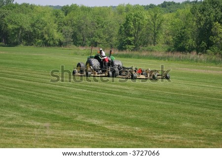 Tractor on a Turf Farm