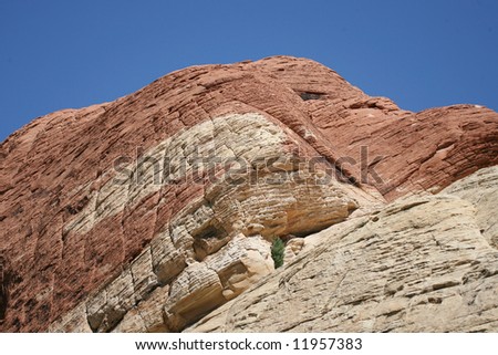 Red and White Mountains in Red Rock Canyon