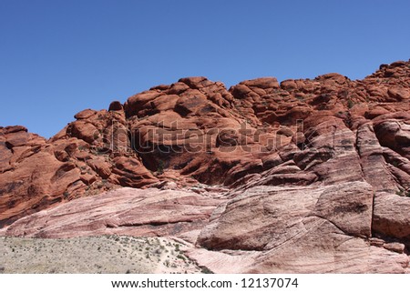 Beautiful Red Rock Mountains in Red Rock Canyon