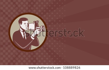  - stock-photo--illustration-of-a-male-photographer-shooting-with-video-camera-handycam-video-cam-done-in-retro-108889826