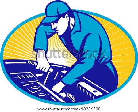 Auto Mechanic Car Repair Retro Auto Mechanic Car Repair Retro