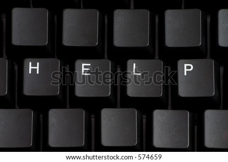 Black keyboard ask for HELP