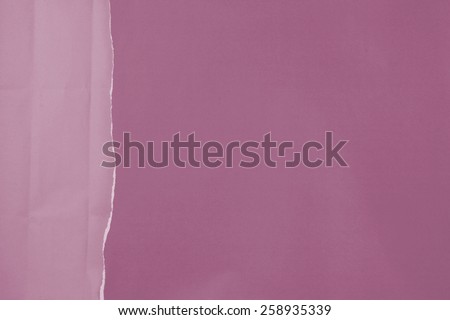 Ripped paper with crinkled brown paper  for background