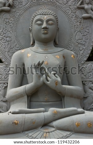White jade  buddha statute at Phuket province, Thailand