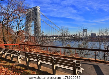 George Washington Bridge; New York; Manhattan;