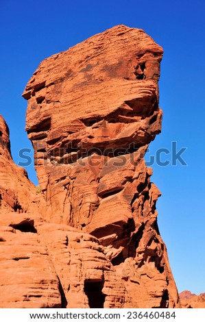 Rock formations at the Valley of Fire in Nevada / Valley of Fire